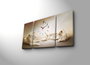 Wallity Reloj de Pared Decorativo de Lienzo Multicolor (3 Piezas)